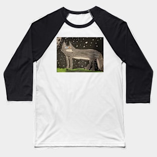 Night wolf Baseball T-Shirt
